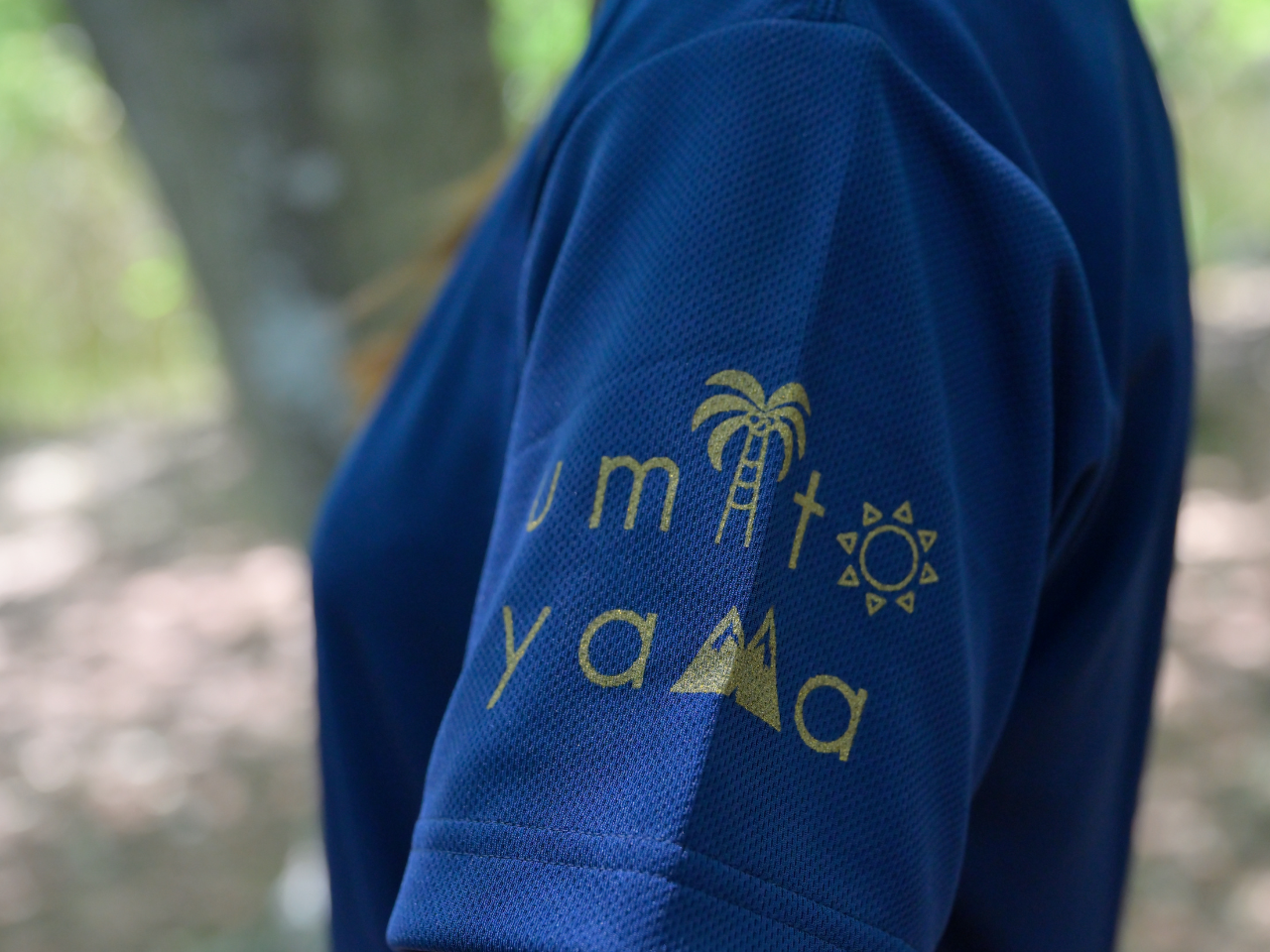 汗をかいてもベチャつきにくい吸水速乾Tシャツ ライチョウプリント