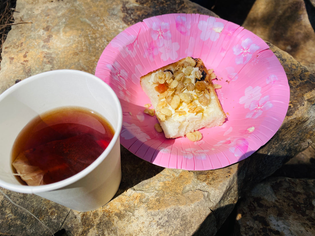 山ご飯レシピ　ザクザク食感のオープンサンド