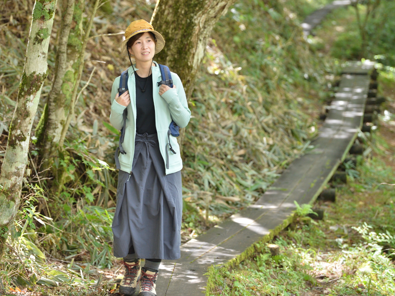 超撥水！マルチに使える山スカート