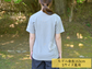 汗をかいてもベチャつきにくい吸水速乾Tシャツ　ライチョウプリント