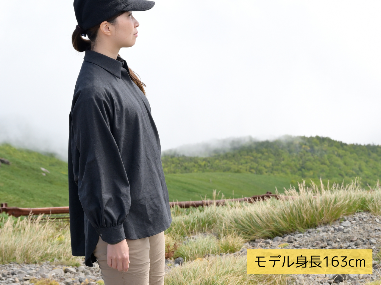 美品】ACUT 山シャツ ウール・ポリ混紡 【公式通販】